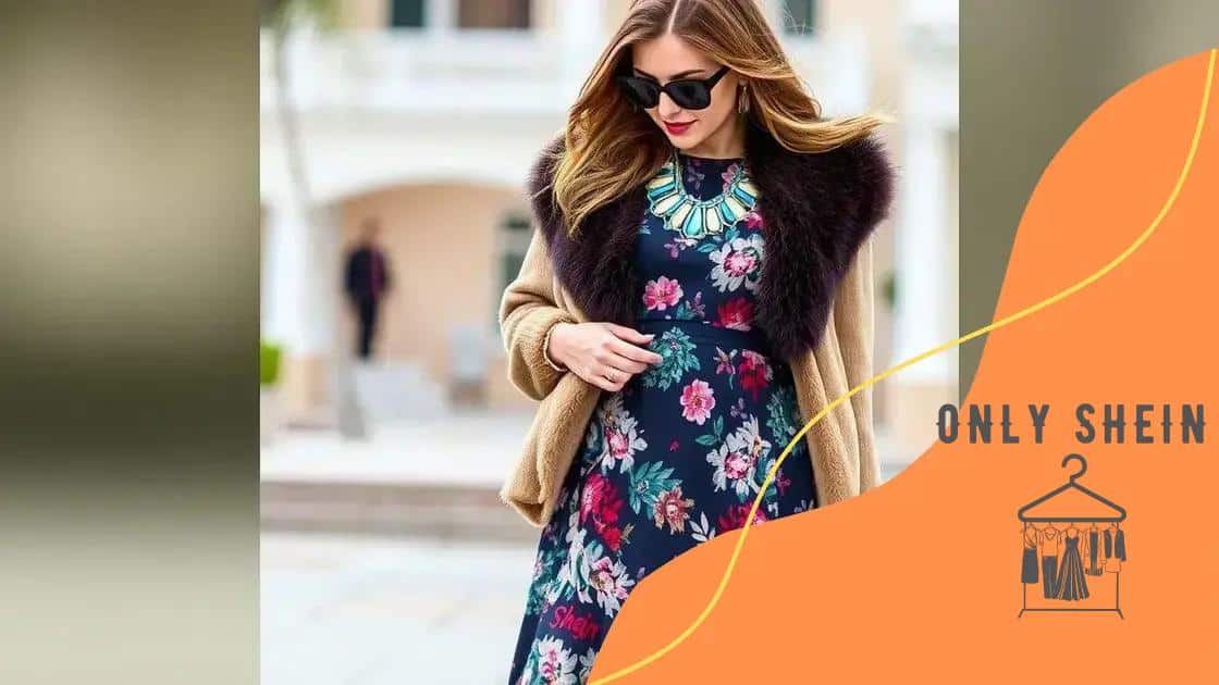 Accessorizing Shein dresses for a trendy look