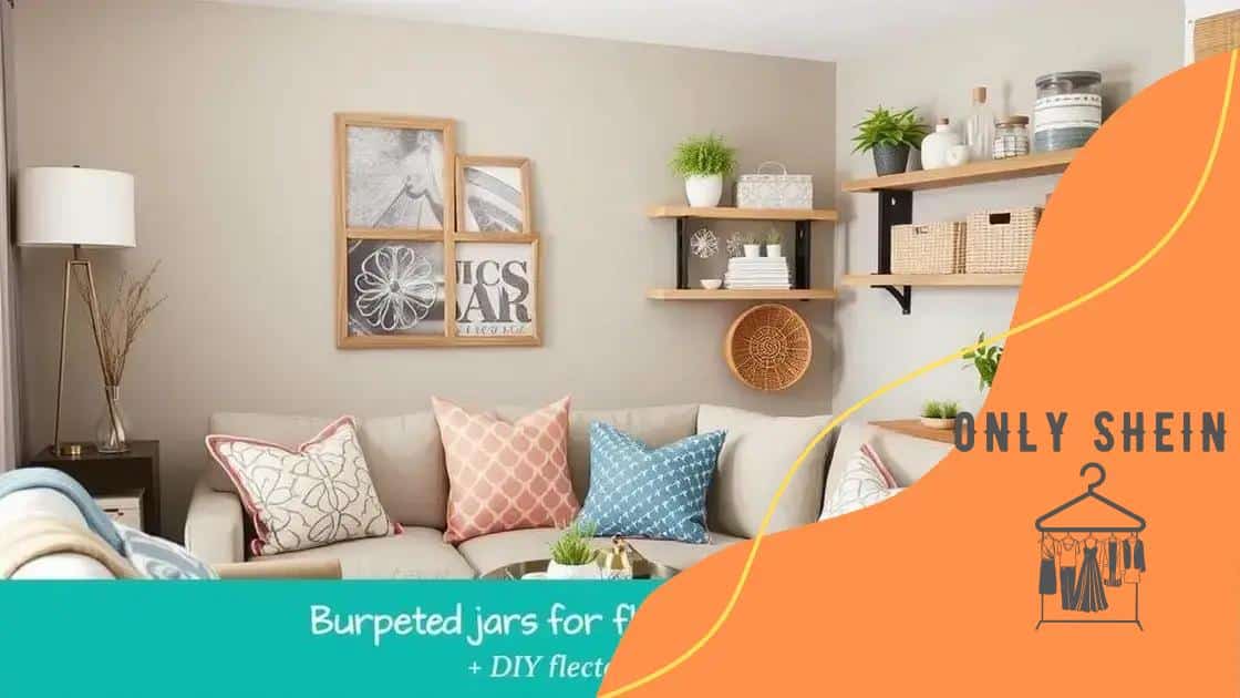 Budget-friendly decor ideas to enhance organization