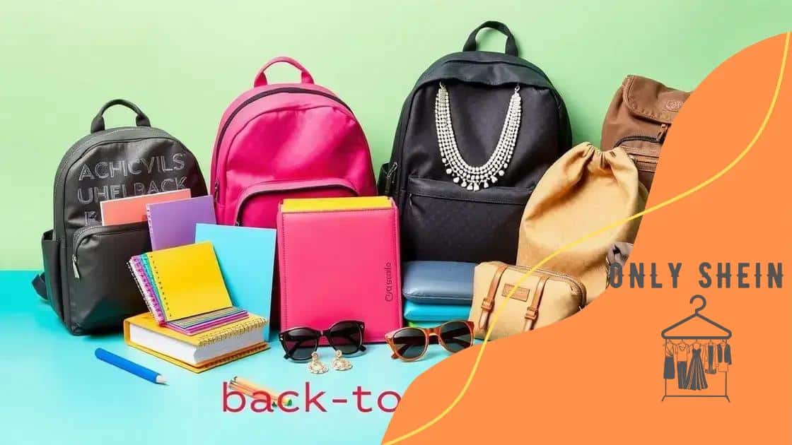 Essential accessories for back-to-school