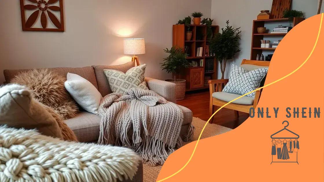 Mixing textures for a cozy feel