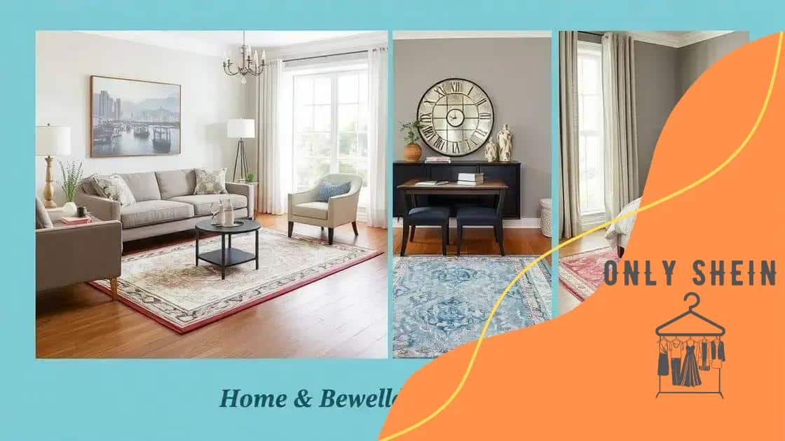 How to style rugs in different spaces