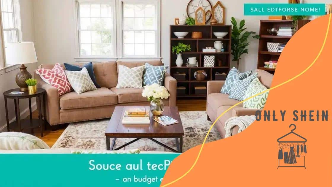 Budget-friendly styling tips for every room