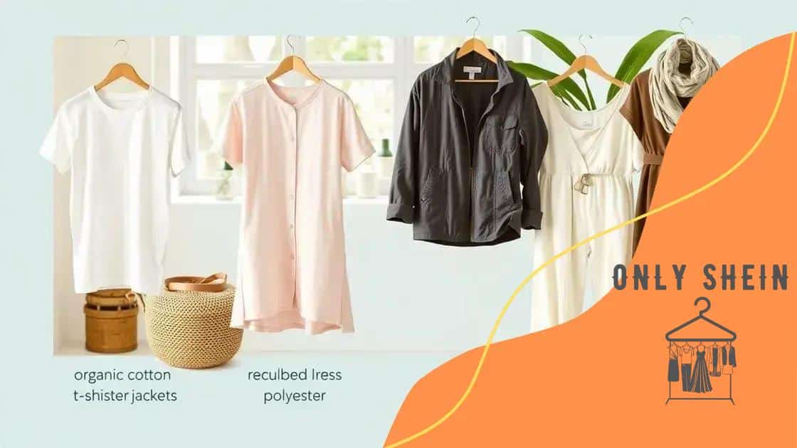 Top 5 sustainable clothing items available