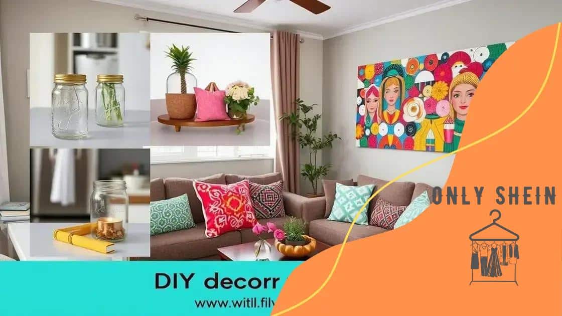 DIY decor tips using Shein products