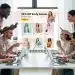 People happily shopping new fashion collections with a 25% off early access discount banner.