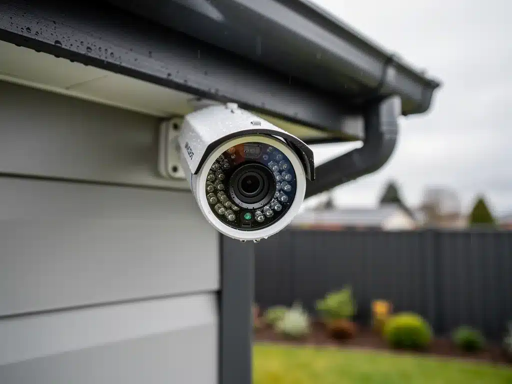 High-definition outdoor security camera night vision